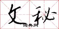 文秘怎么写好看