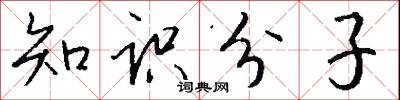 知识分子怎么写好看