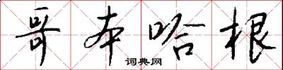 哥本哈根怎么写好看