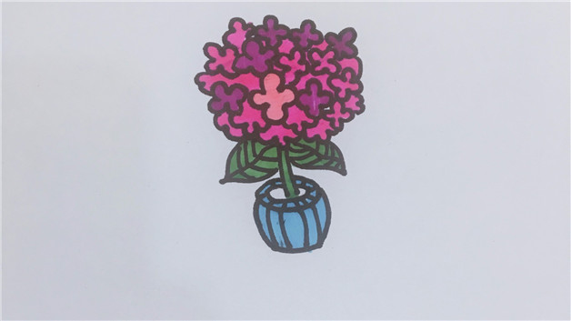 丁香花简笔画